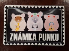 Plechová cedulka "Punková" 15 x 10 cm